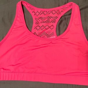 ZYIA Active Hot Pink Bomber Bra XXL